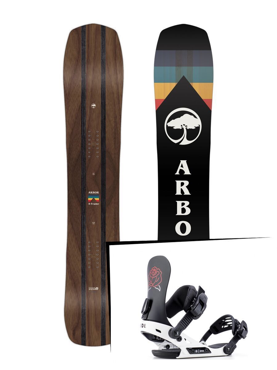 Set: Arbor A-Frame 2019 + Ride DVA love - Bild 1