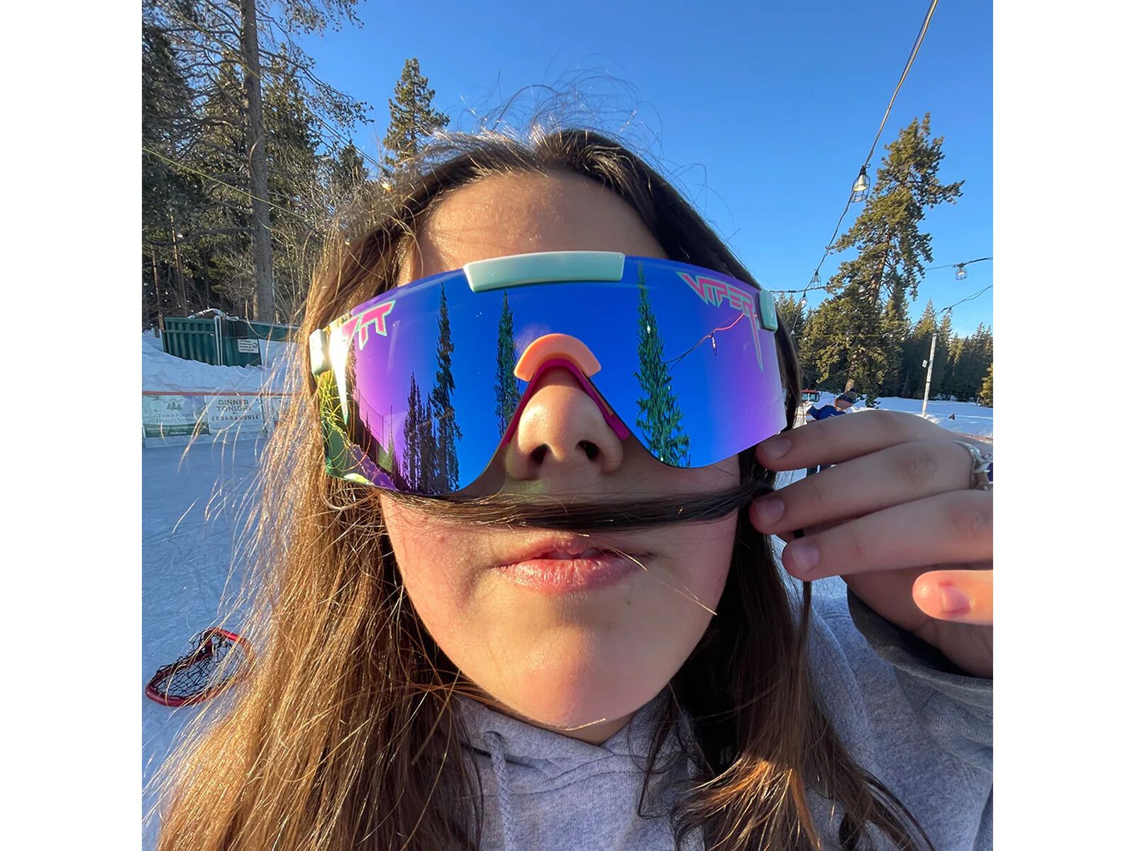 Pit Viper The 2000s, The Bonair Breeze Polarized /Blue/Purple Revo - Bild 6