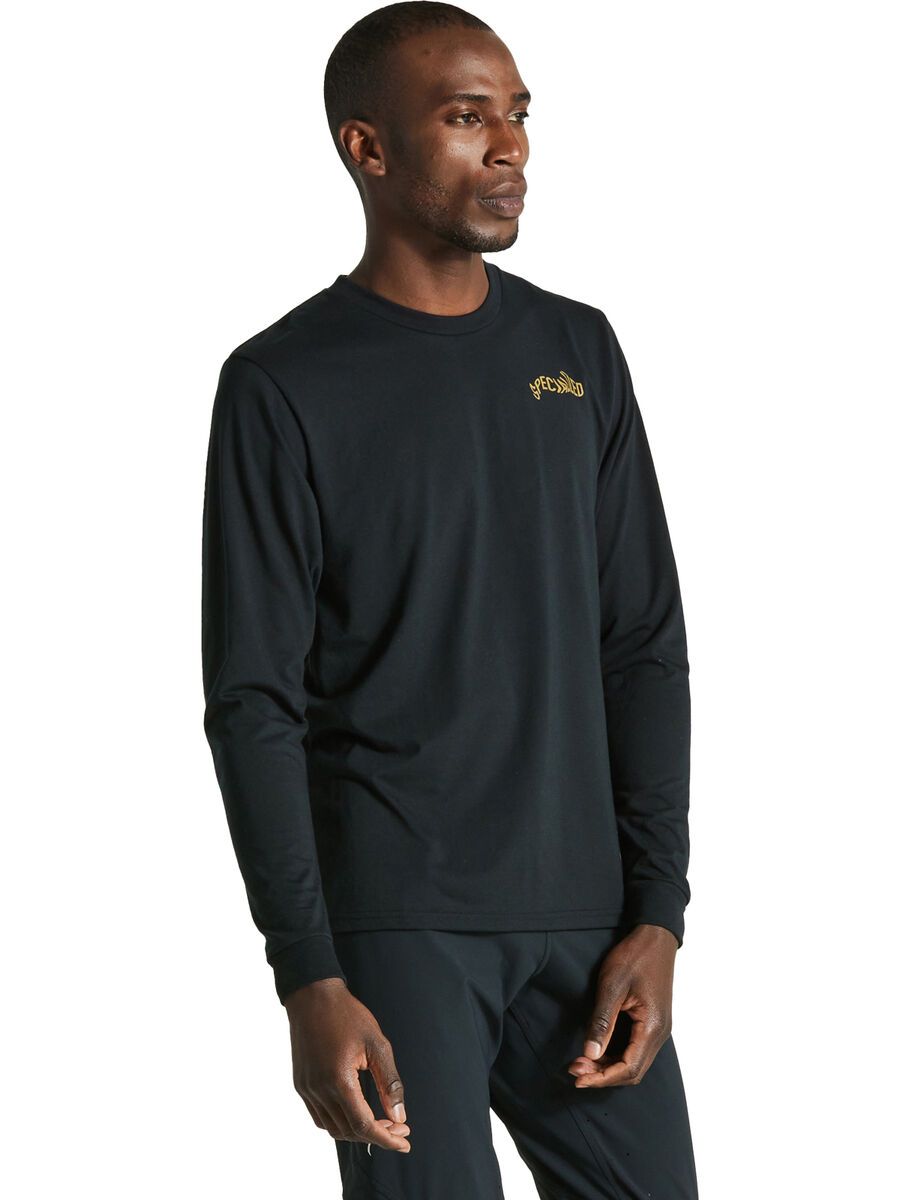 Specialized Warped Long Sleeve Tee, black - Bild 3