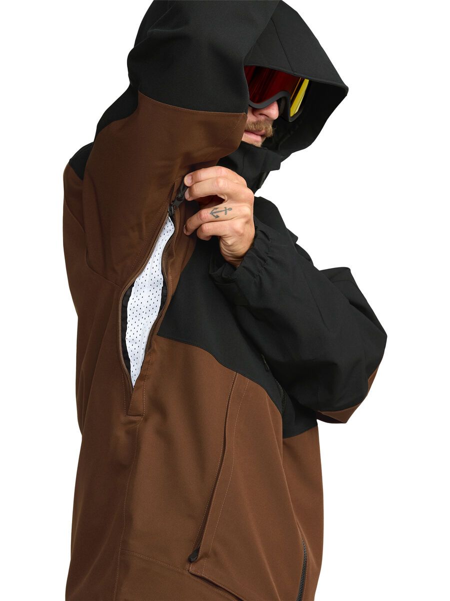 Volcom Brighton Full Zip Jacket, brown - Bild 4