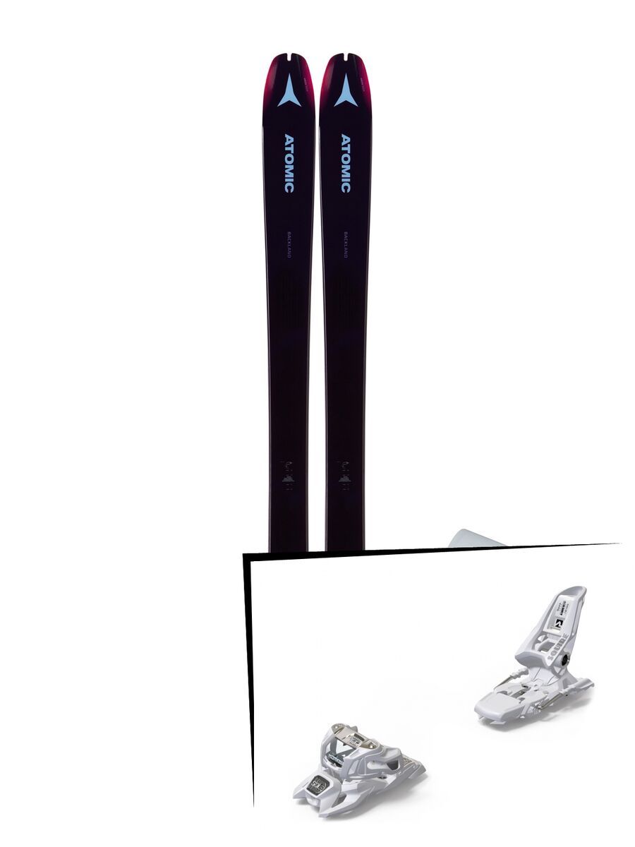 Set: Atomic Backland 85 W + Hybrid Skin 85 2019 + Marker Squire 11 ID white - Bild 1