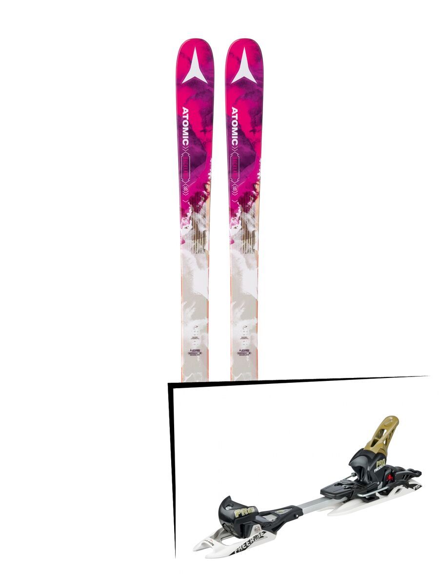 Set: Atomic Backland 85 W 2018 + Fritschi Diamir Freeride Pro schwarz/oliv - Bild 1