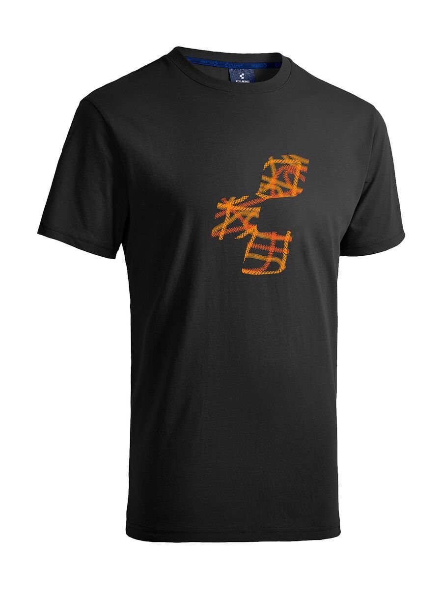 Cube T-Shirt Icon, anthracite´n´orange - Bild 1