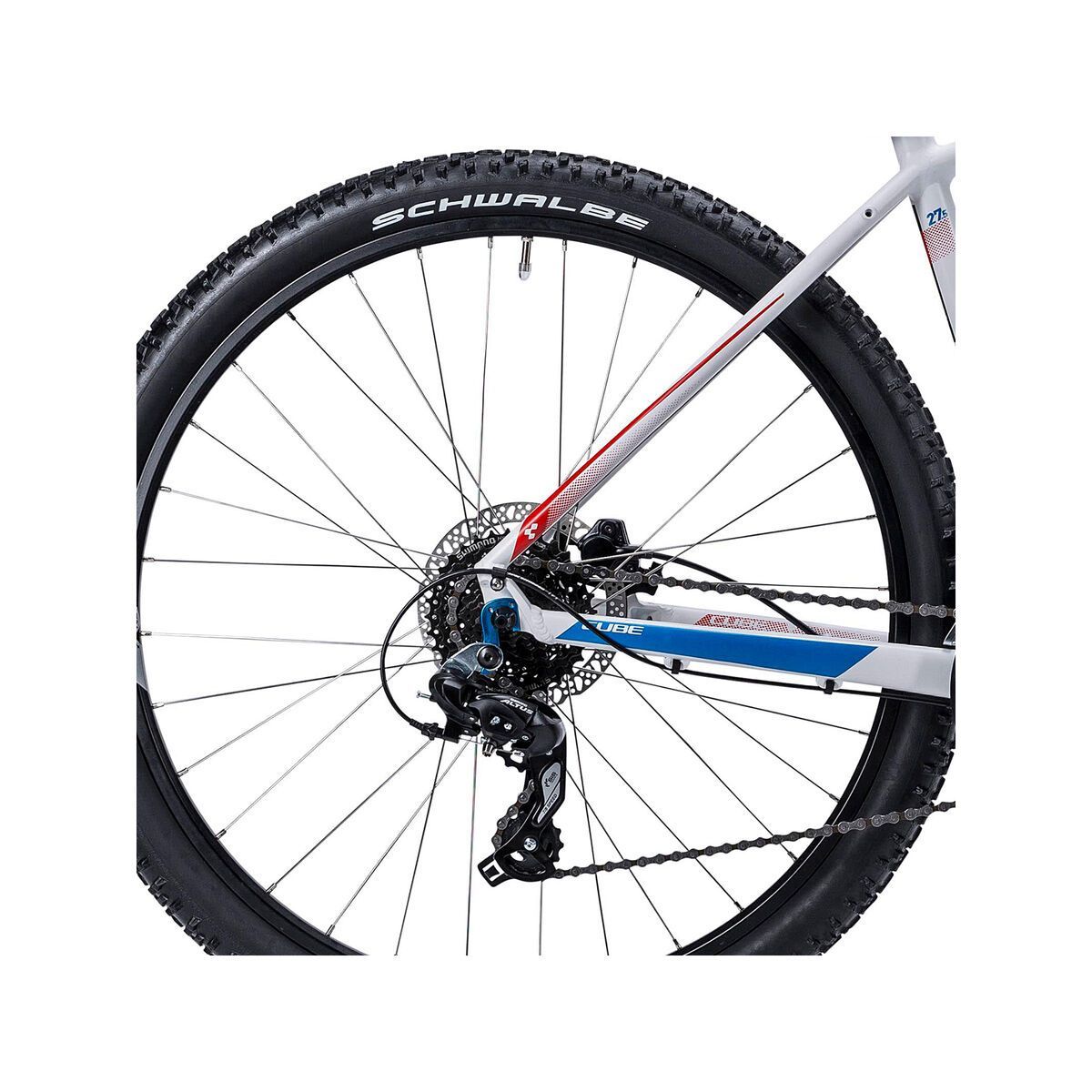 Cube Aim Disc 27.5, white/red/blue - Bild 4