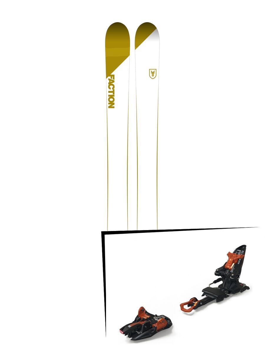 Set: Faction Candide 4.0 2018 + Marker Kingpin 13 black/copper - Bild 1