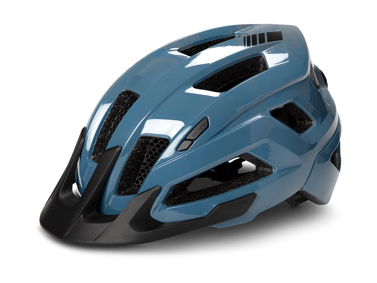 Cube Helm Steep, glossy blue - Bild 1