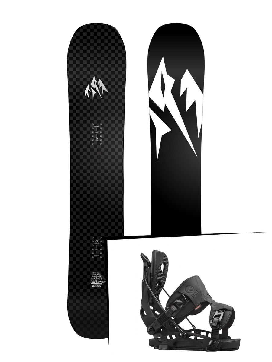 Set: Jones Carbon Flagship 2017 + Flow NX2 (1513115S) - Bild 1