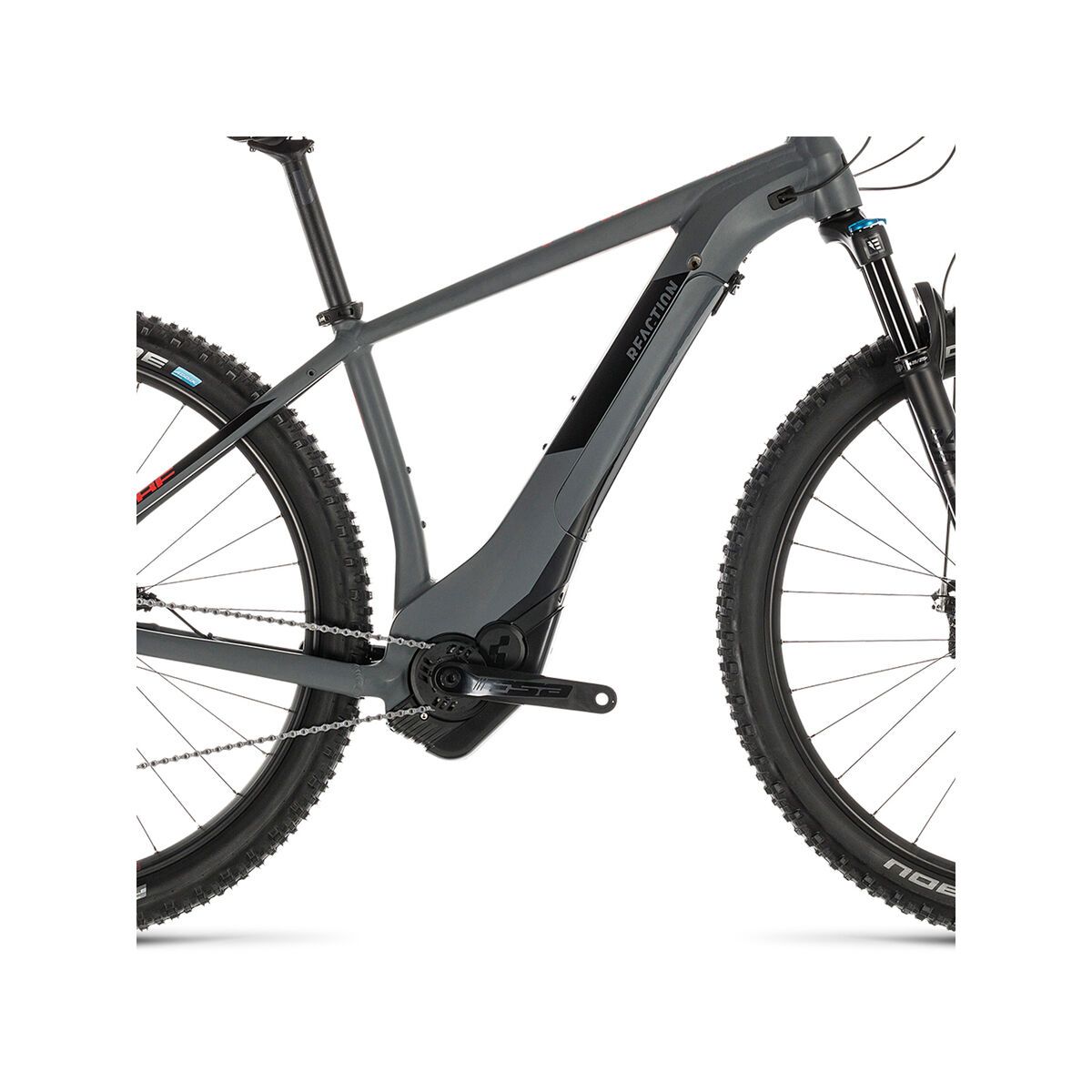 Cube Reaction Hybrid SLT 500 Kiox 27.5, grey´n´red - Bild 3