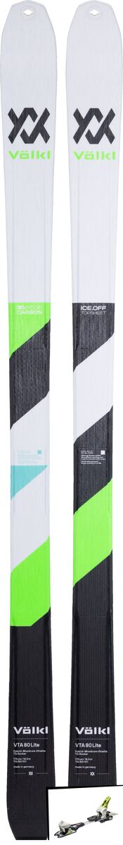 Set: Völkl VTA 80 Lite 2019 + Fritschi Diamir Eagle 12 lemongrass - Bild 1