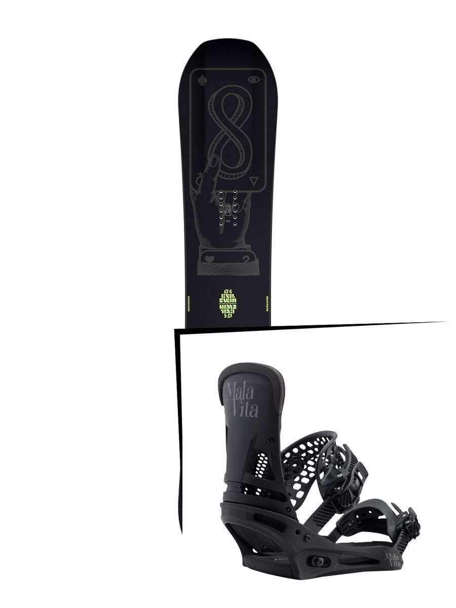 Set: Bataleon Evil Twin 2017 + Burton Malavita (1712843S) - Bild 1