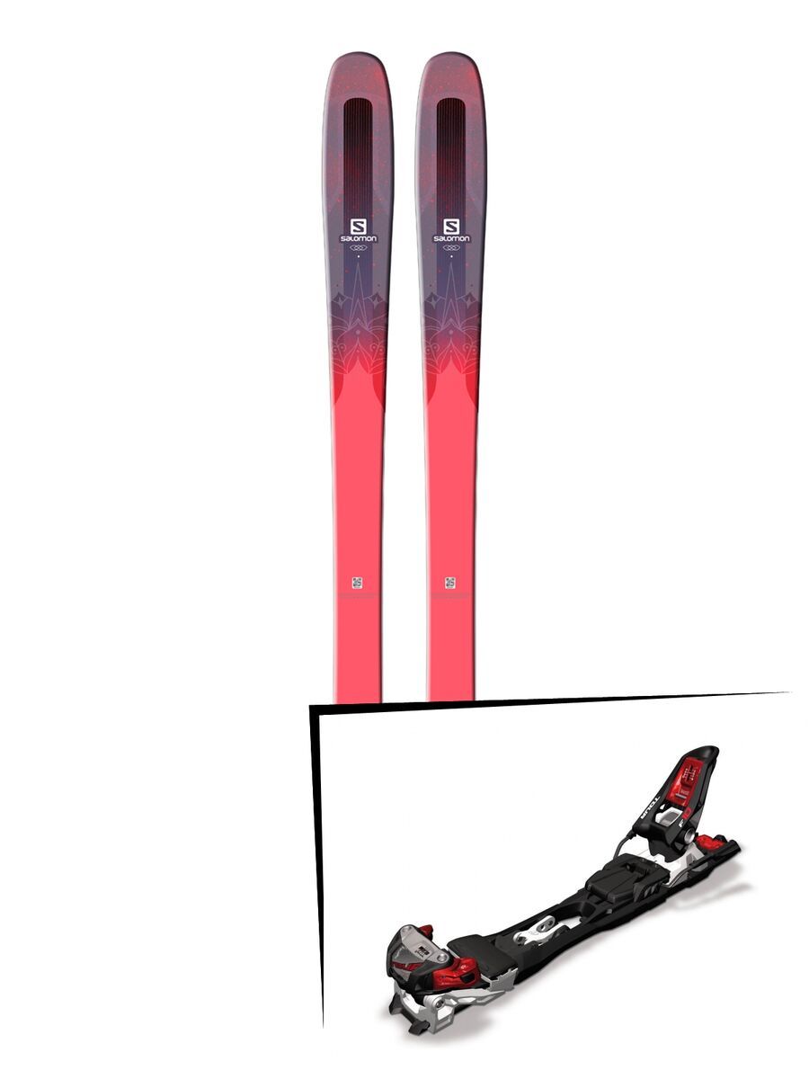 Set: Salomon QST Myriad 85 2018 + Marker F10 Tour black/white/red - Bild 1