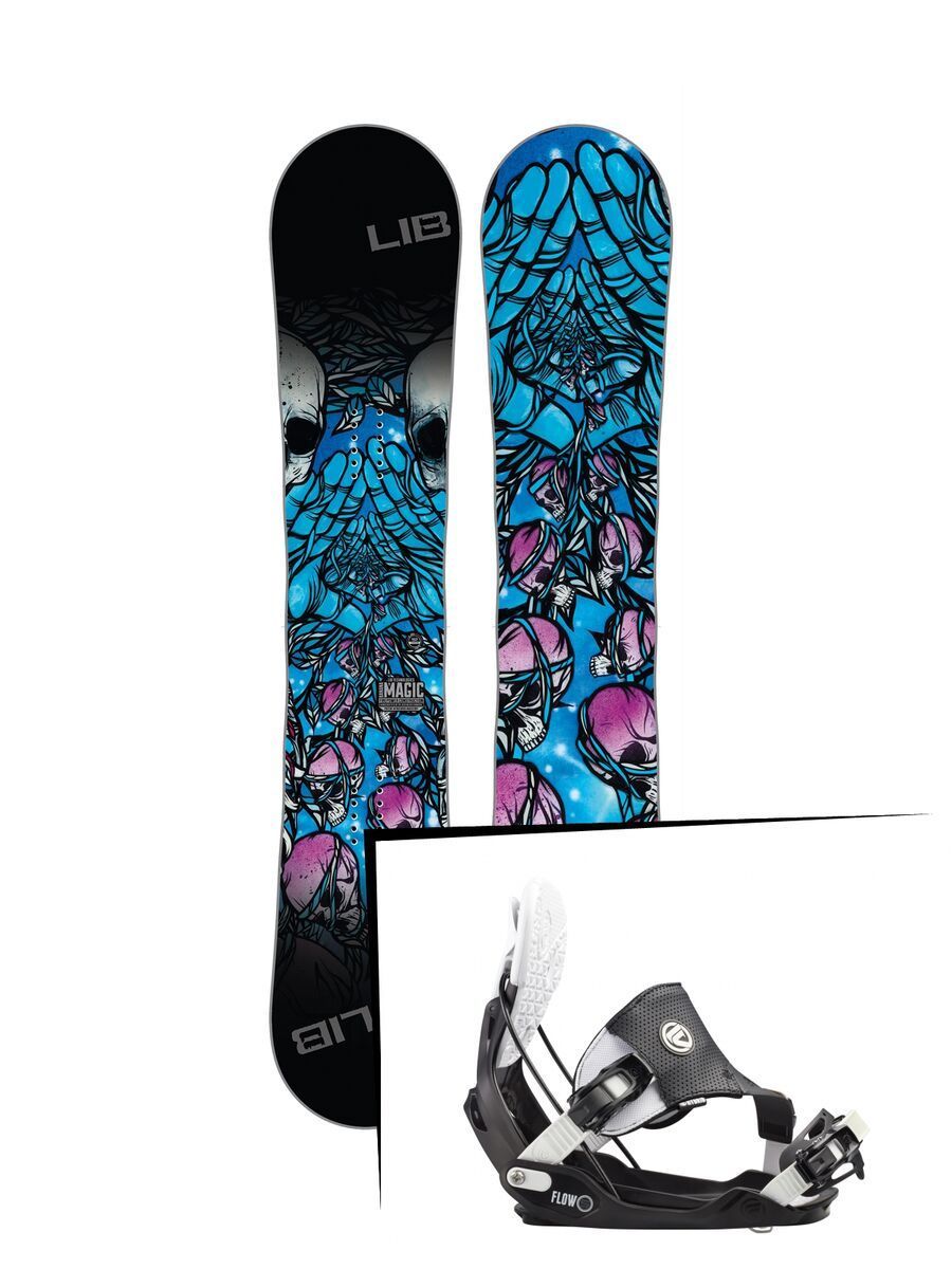 Set: Lib Tech Banana Magic 2017 + Flow Five Hybrid (1513190S) - Bild 1