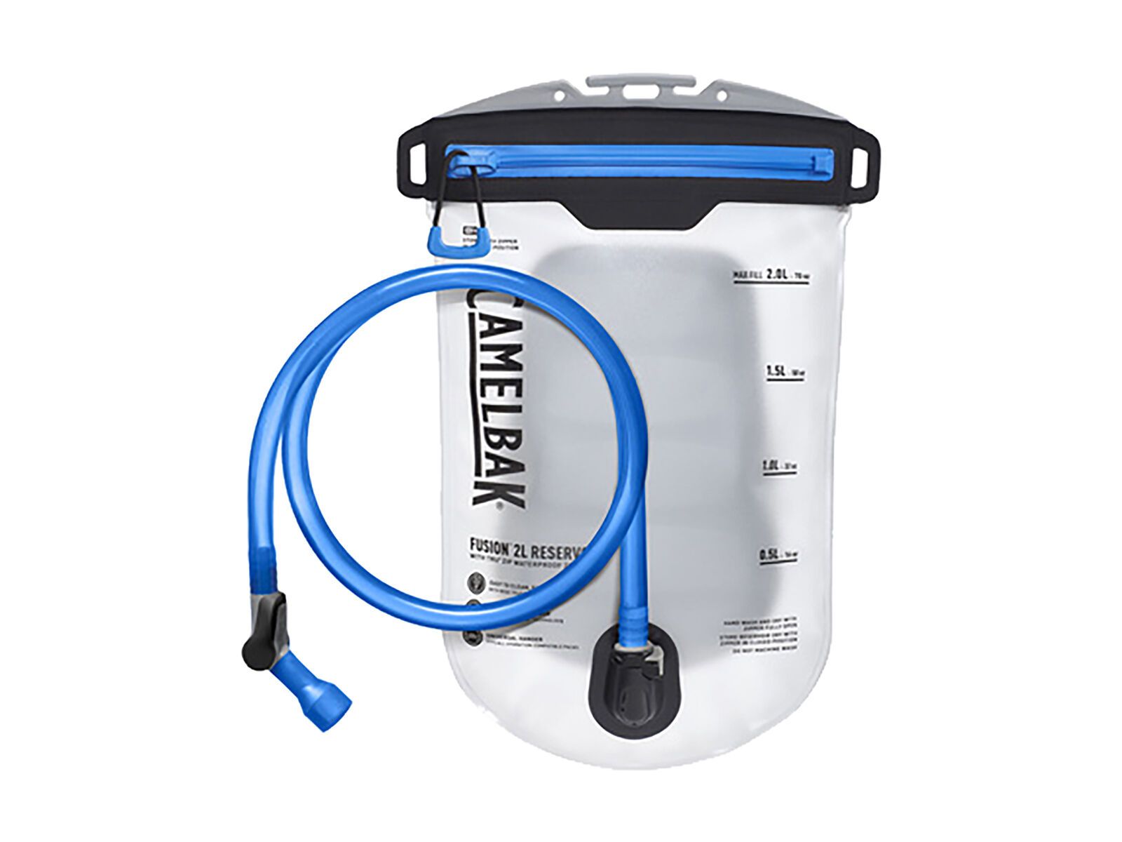 Camelbak Fusion Reservoir 2L mit wasserdichtem TRU Zip Zipper, clear - Bild 2