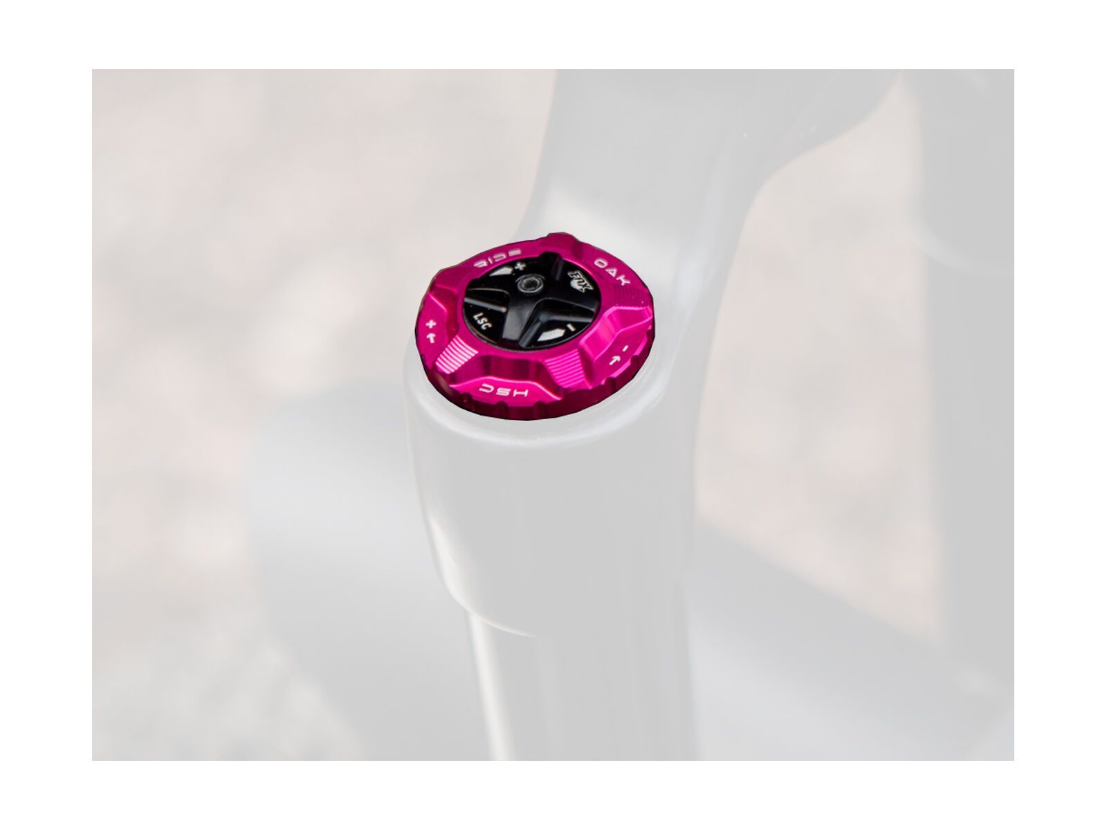 OAK Components Forkcap HSC für Fox 34, 36, 38, 40, pink - Bild 1