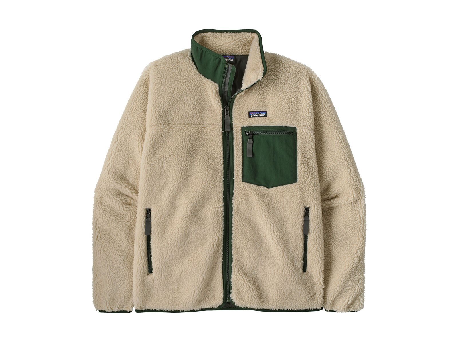 Patagonia Men's Classic Retro-X Jacket, dark natural w/treeline green - Bild 1