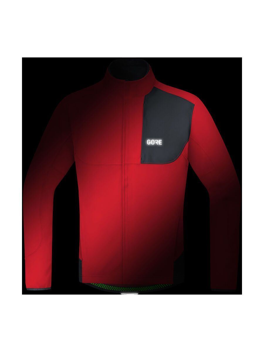 GOREWEAR C5 Gore Windstopper Thermo Trail Jacke, red/black - Bild 4