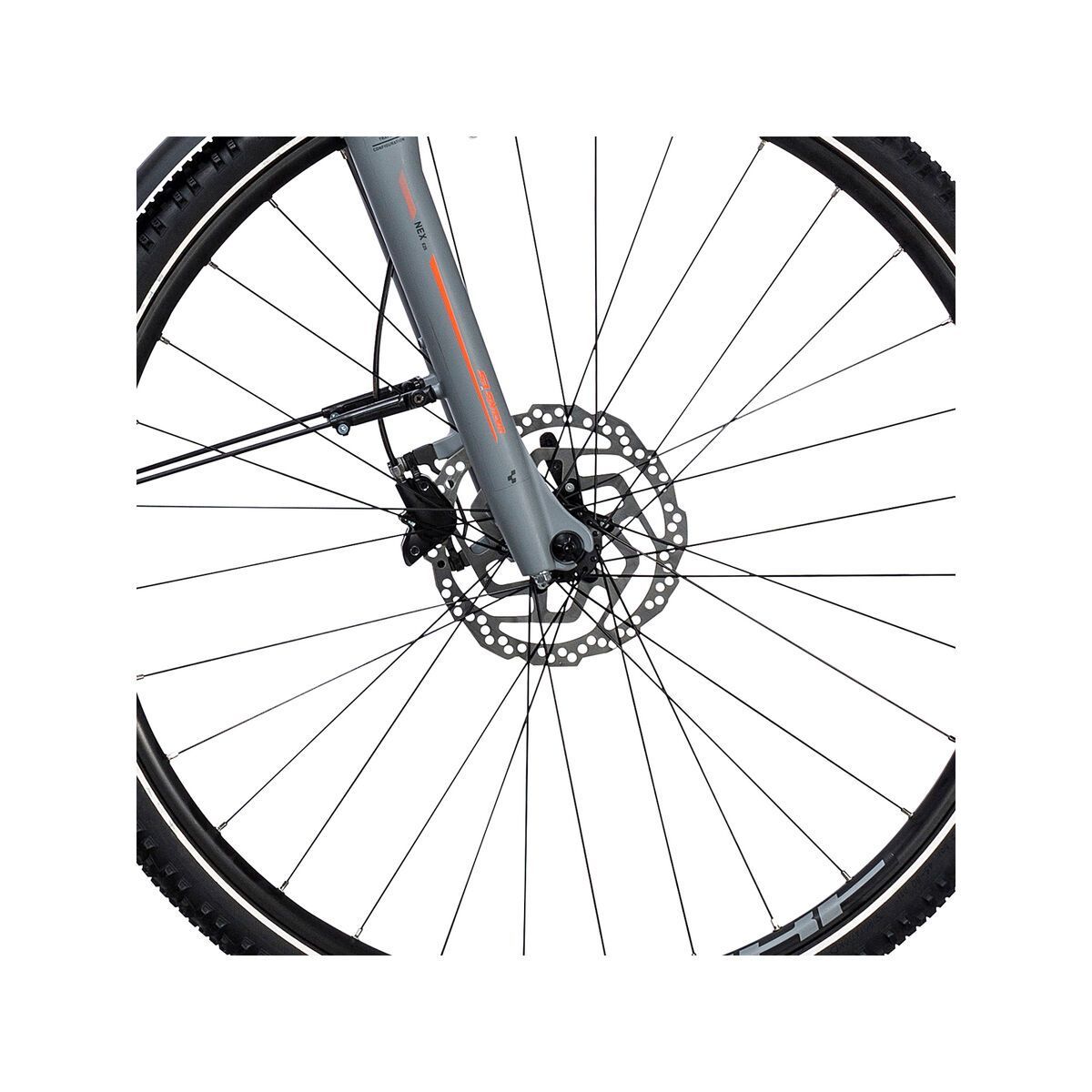 Cube Cross Hybrid ONE Allroad 400 Trapeze, grey´n´orange - Bild 2