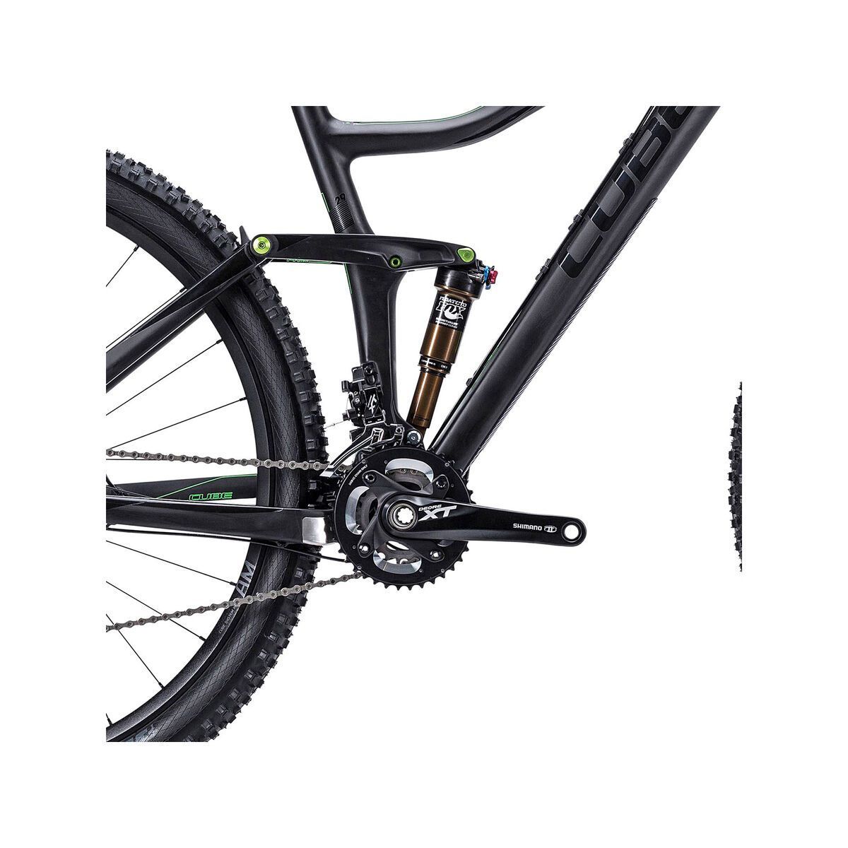 Cube Stereo 140 Super HPC Race 29, carbon/green - Bild 3