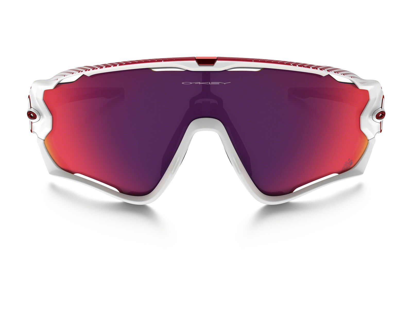 Oakley Jawbreaker Road Tour de France Prizm, polished white/Lens: prizm road - Bild 2
