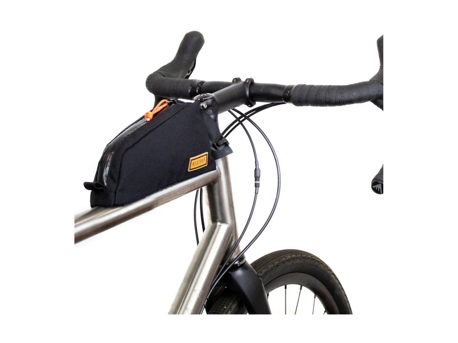 Restrap Bolt-On Top Tube Bag - 0.8 L, black - Bild 2