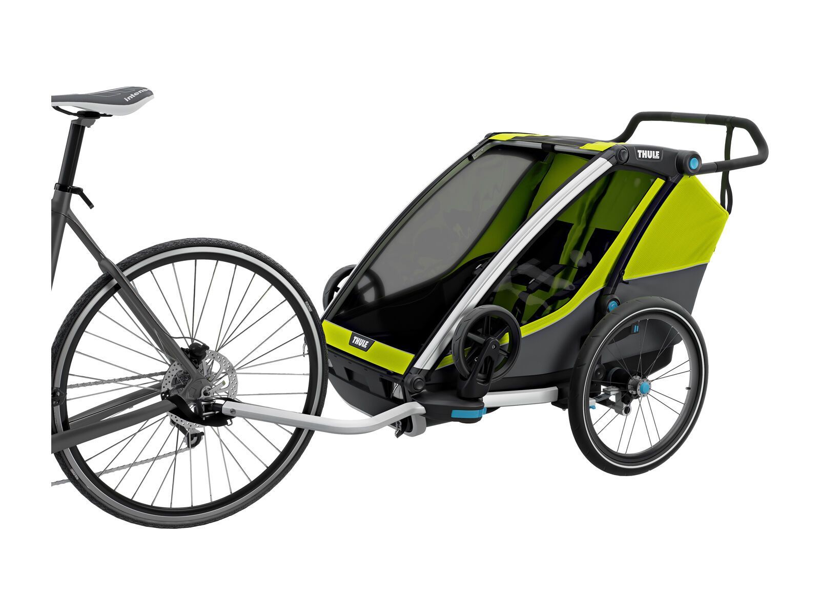 Thule Chariot Cab 2, chartreuse - Bild 3