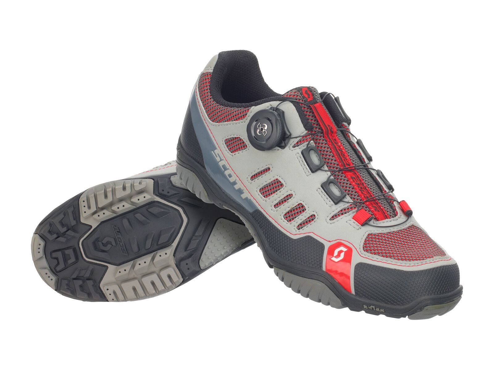 Scott Sport Crus-r Boa Lady Shoe, grey/red - Bild 1