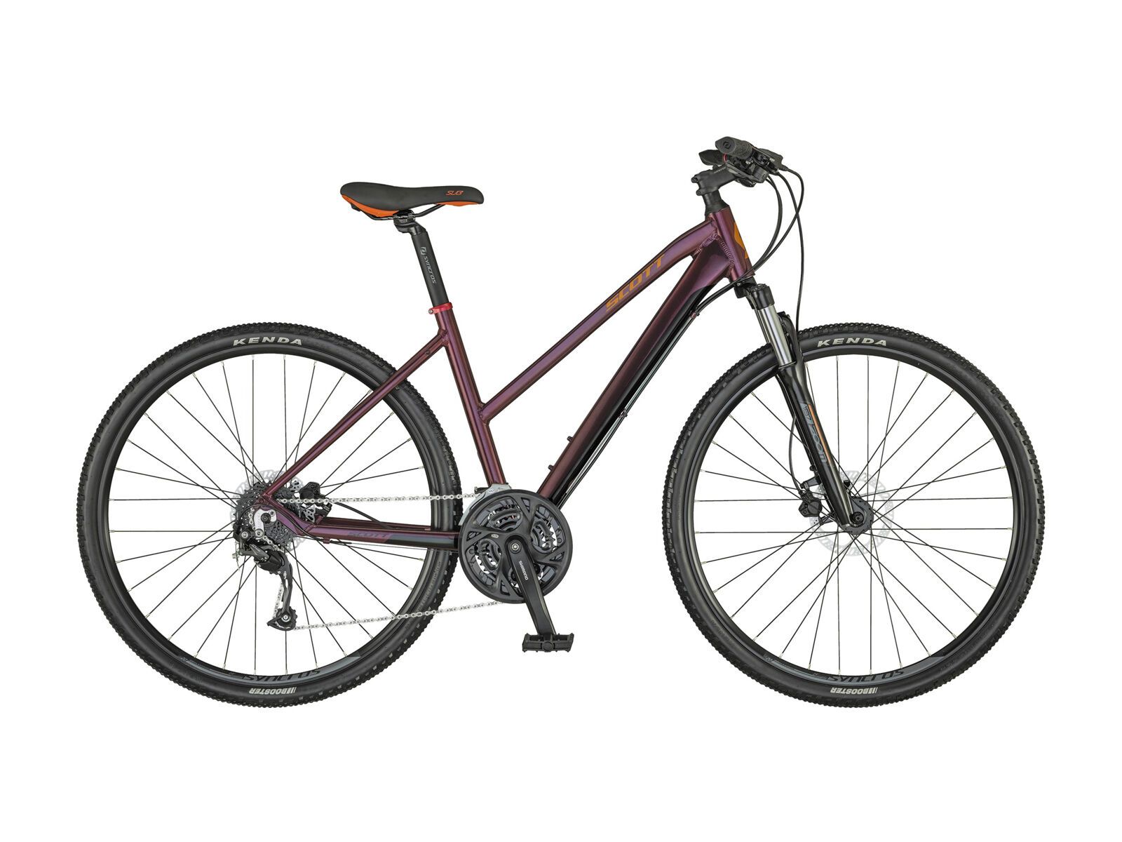 Scott Sub Cross 40 Lady, mahogany black/red/black - Bild 1