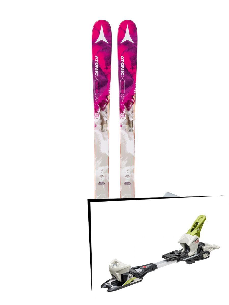 Set: Atomic Backland 85 W + Skin 2018 + Fritschi Diamir Eagle 12 lemongrass - Bild 1