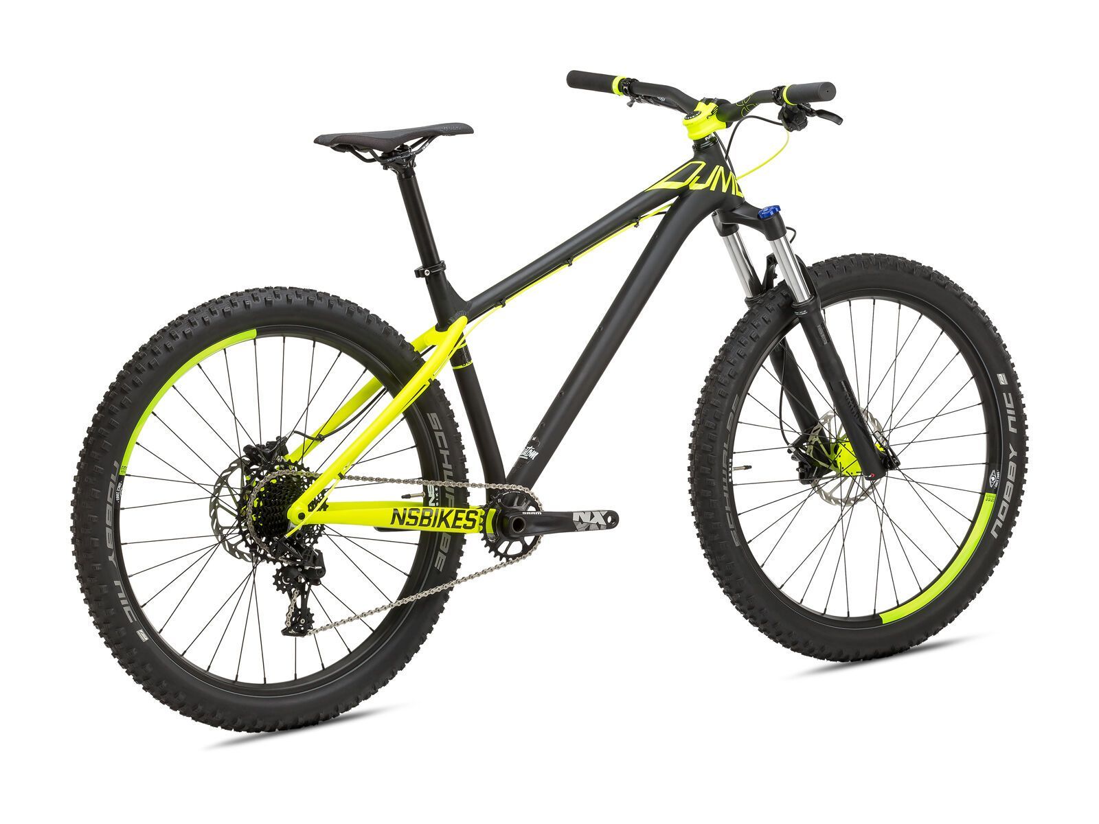 NS Bikes Eccentric Djambo 1, dark raw/fluo yellow - Bild 3