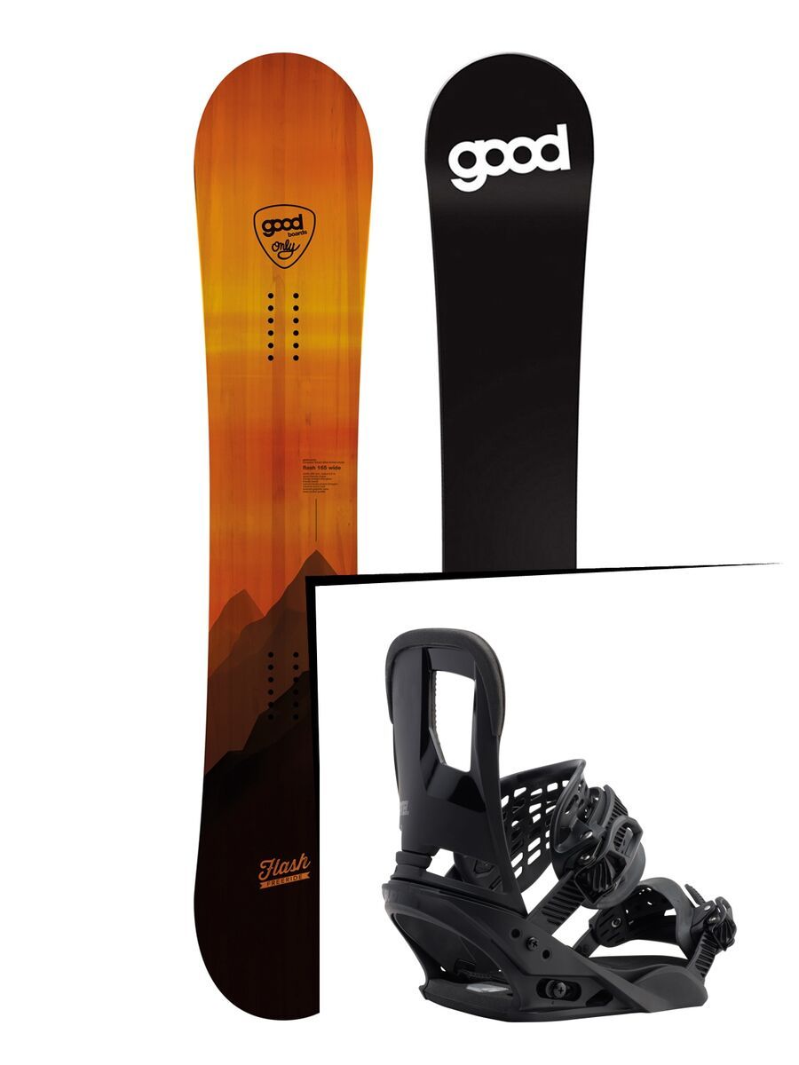 Set: goodboards Flash Long 2017 + Burton Cartel (1712700S) - Bild 1