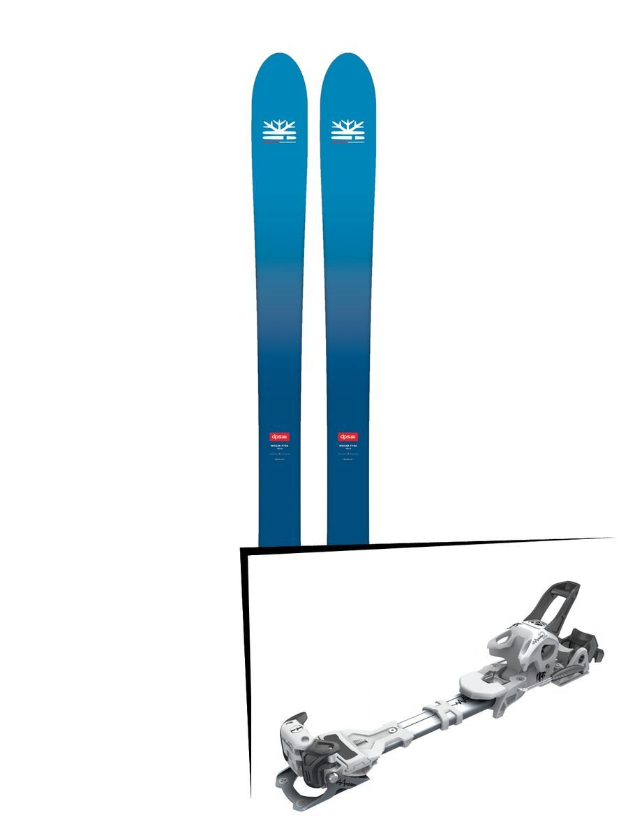 Set: DPS Skis Wailer F106 Foundation 2018 + Tyrolia Ambition 12 AT solid white black - Bild 1