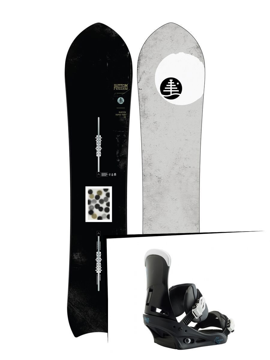 Set: Burton Family Tree Bottom Feeder 2019 + Burton Custom black/multi - Bild 1