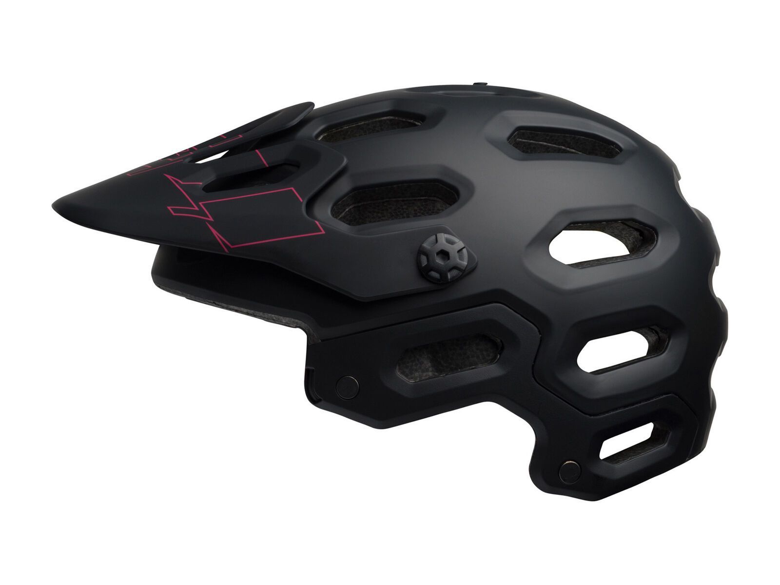 Bell Super 3, matte/gloss black/cherry - Bild 2