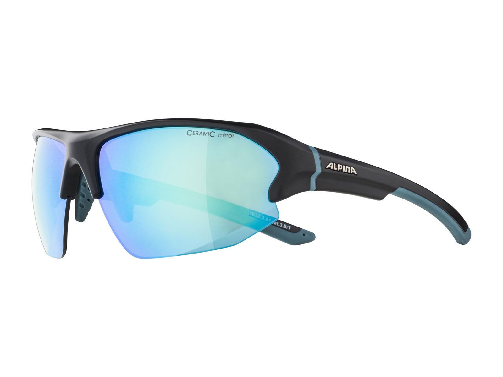 Alpina Lyron HR Mirror Blue, black matt - blue - Bild 4