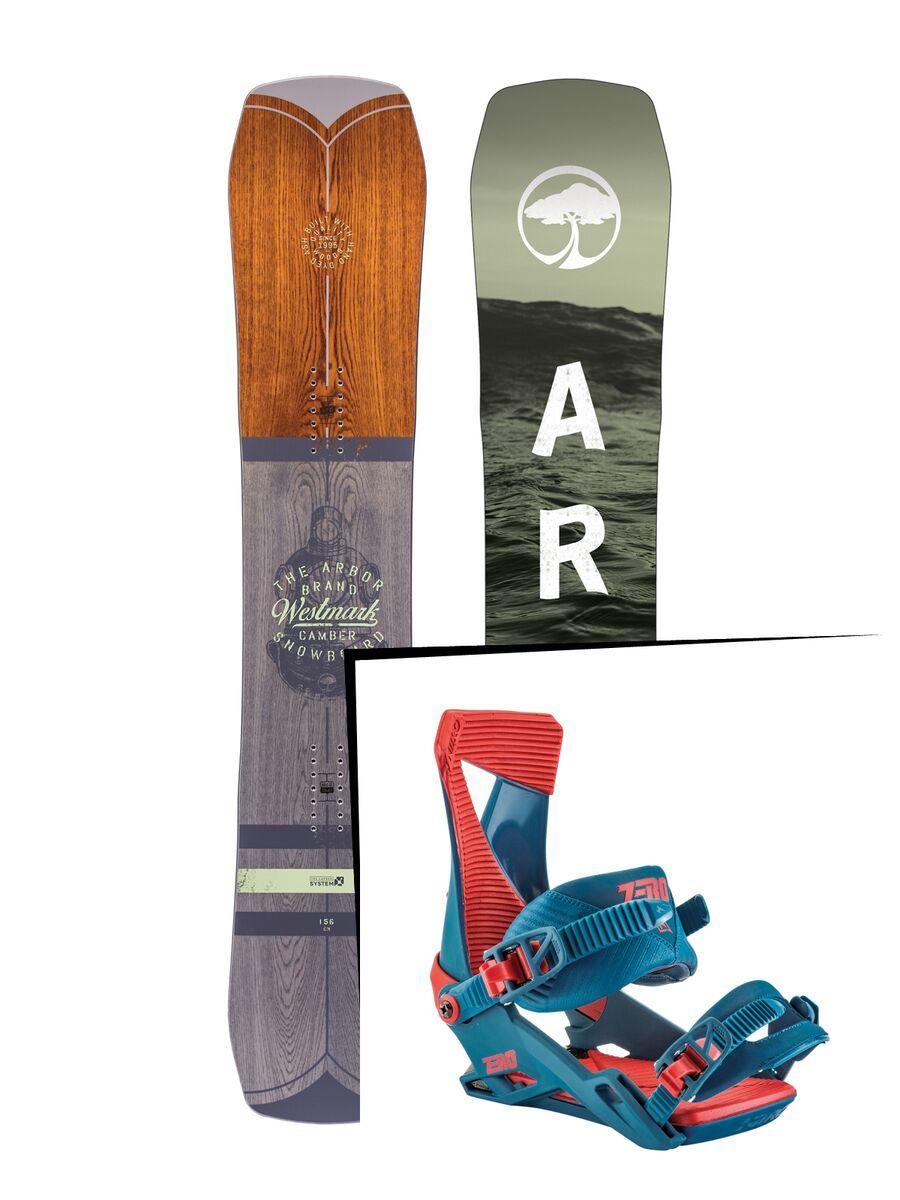 Set: Arbor Westmark Camber 2017 + Nitro Zero (1691292S) - Bild 1