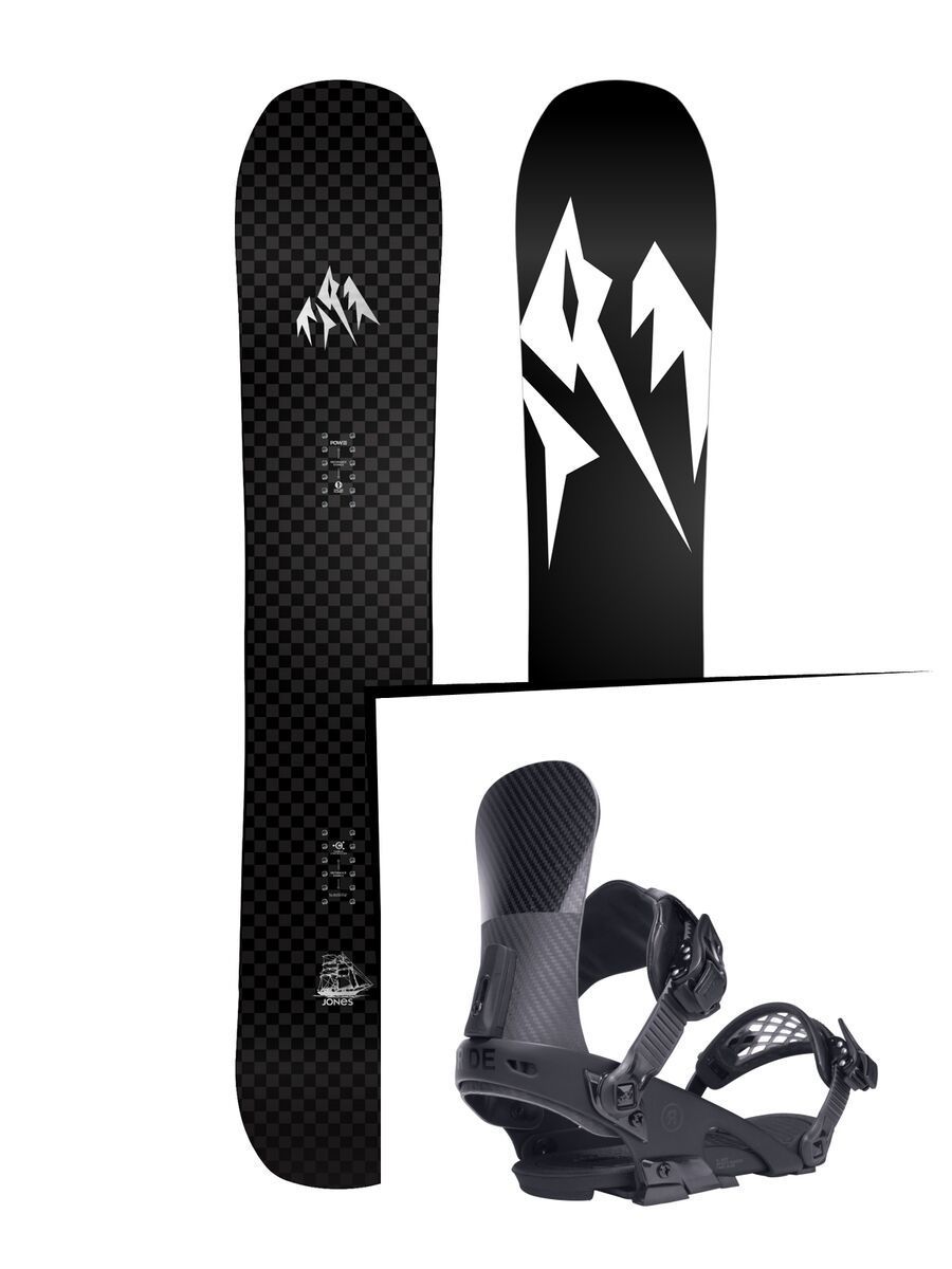 Set: Jones Carbon Flagship 2017 + Ride El Hefe (1770126S) - Bild 1