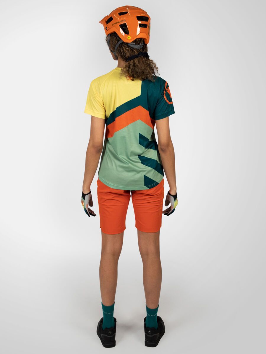 Endura Damen SingleTrack Print T-Shirt LTD, sattes teal - Bild 7