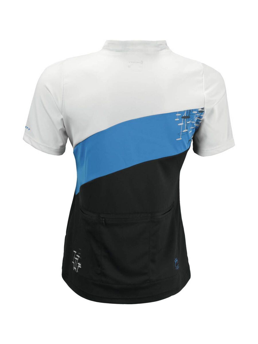 Scott Shirt Womens Sky Graphic s/sl, white/black - Bild 2
