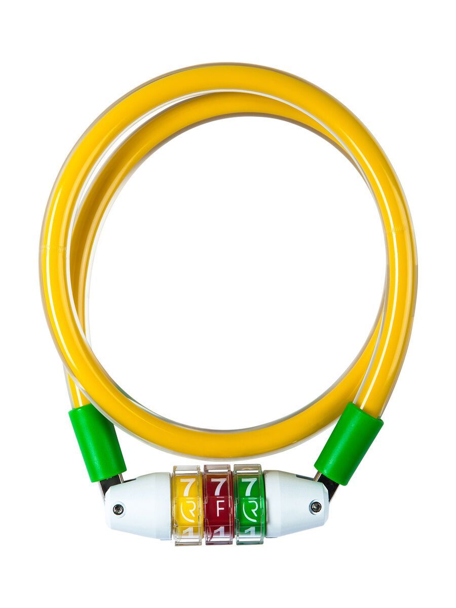 Cube RFR Zahlenkabelschloss Style CMPT, yellow´n´green - Bild 1