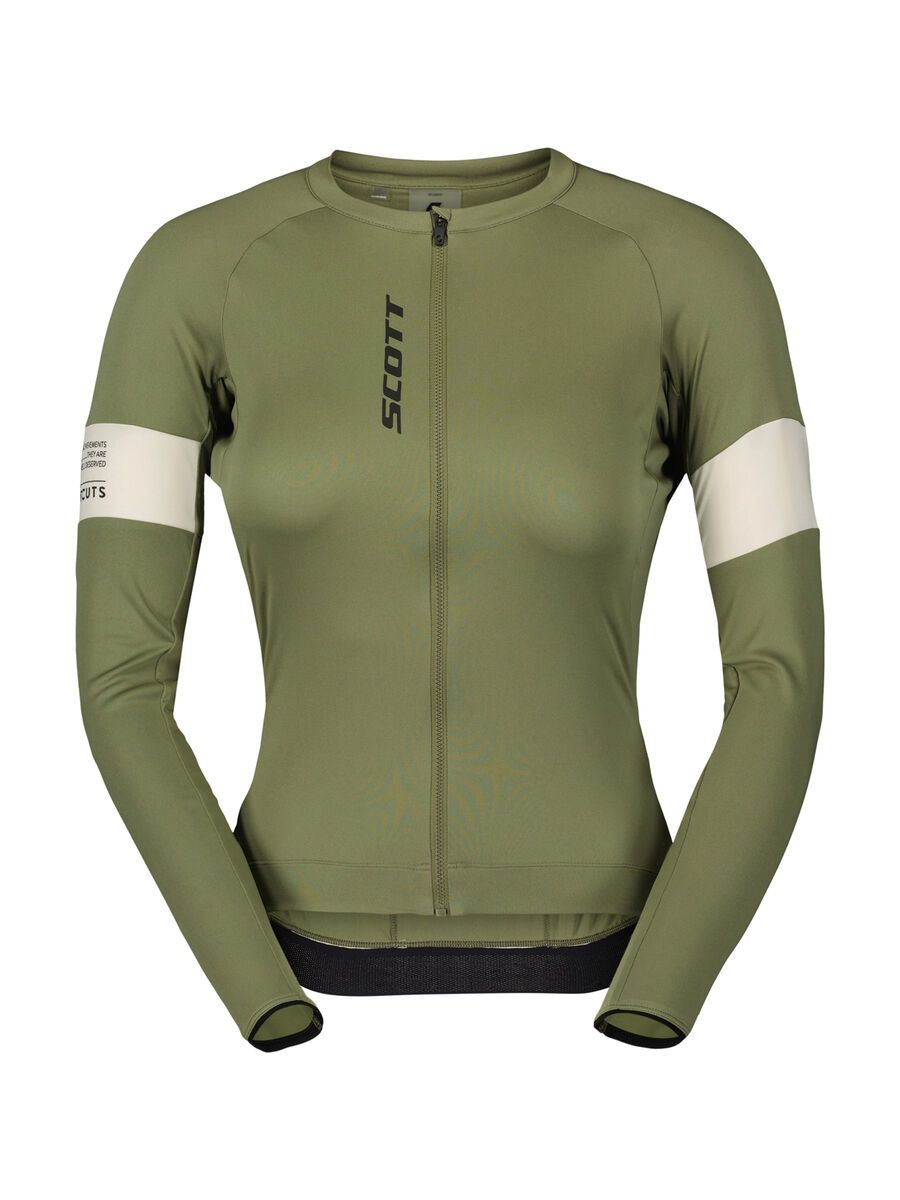 Scott Endurance Pro Long-Sleeve Women's Jersey, hay green/cotton white - Bild 1