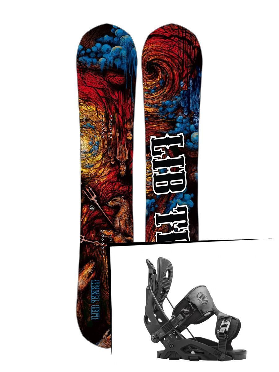 Set: Lib Tech From Hell Hot Knife 2017 + Flow Fuse (1513139S) - Bild 1