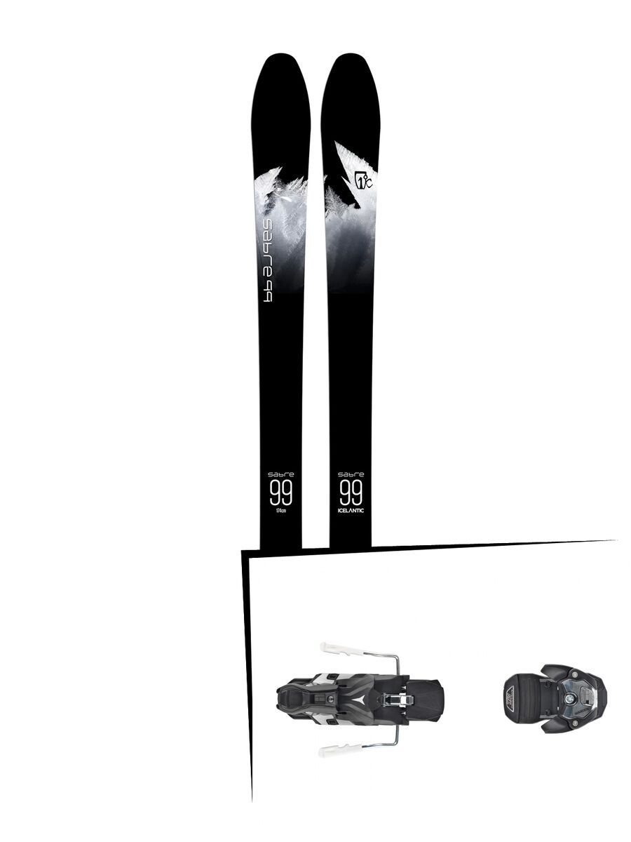 Set: Icelantic Sabre 99 2018 + Atomic Warden MNC 13 black/black - Bild 1