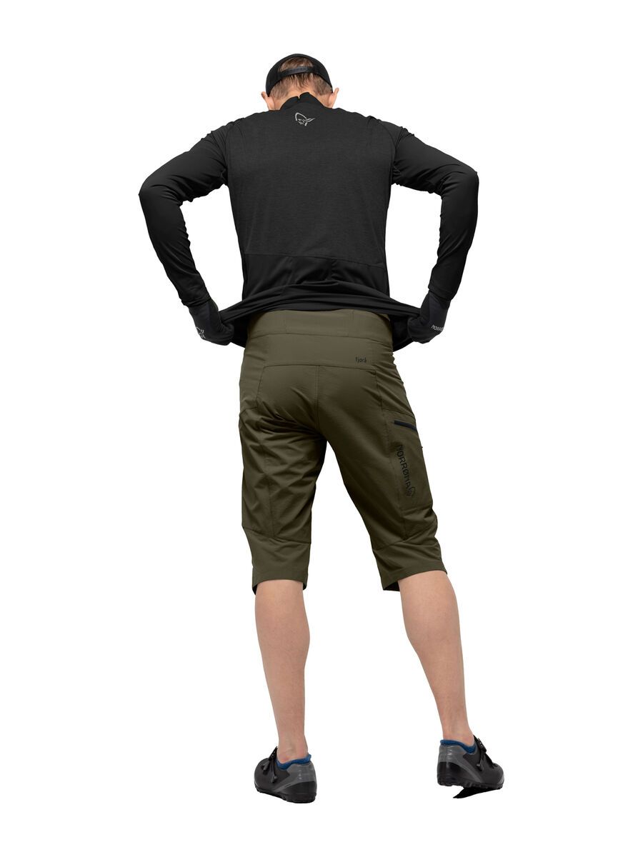 Norrona fjørå flex1 Shorts M's, olive night - Bild 4