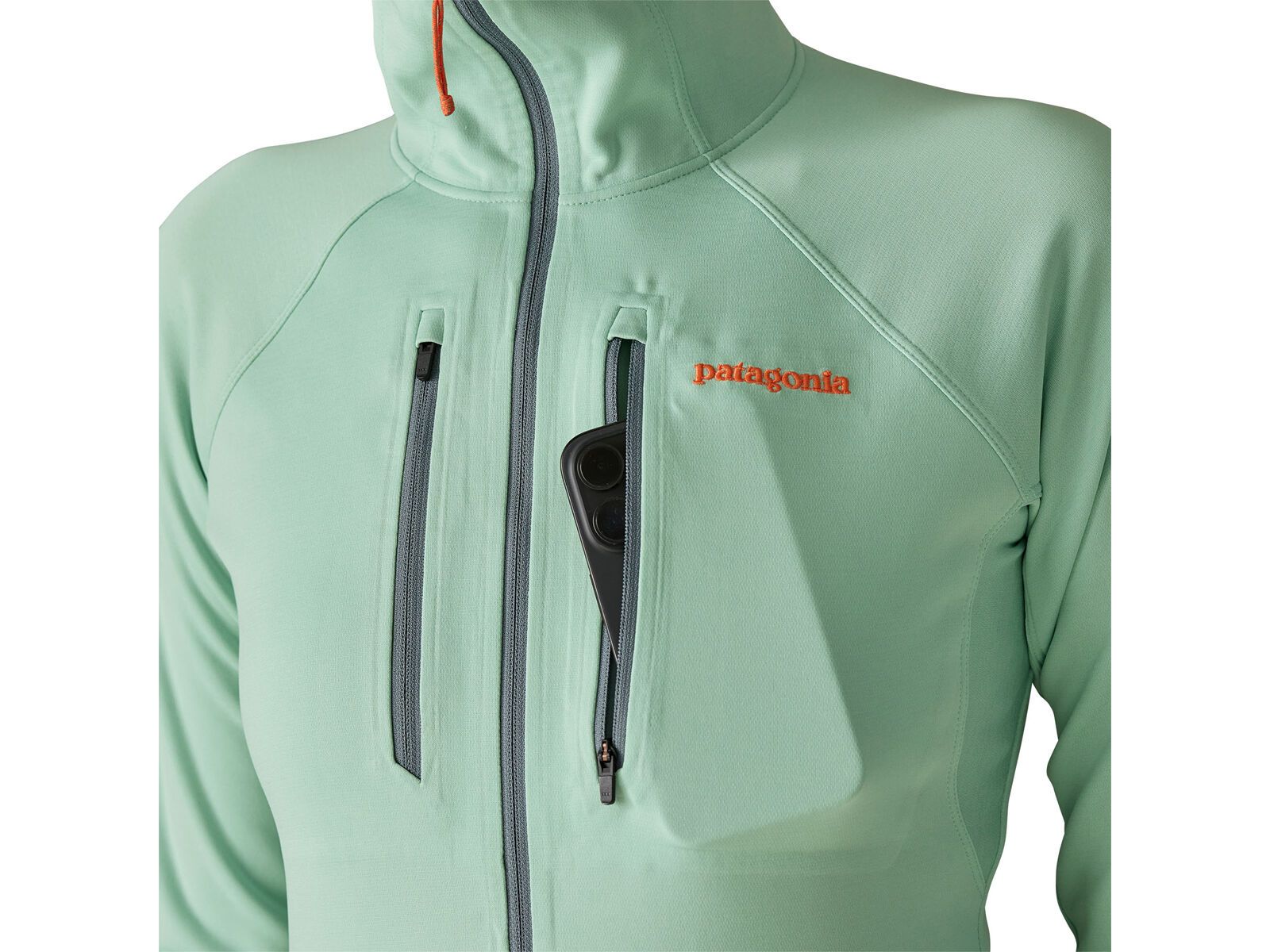 Patagonia Women's R1 Ultralight Hoody, thin ice - Bild 9