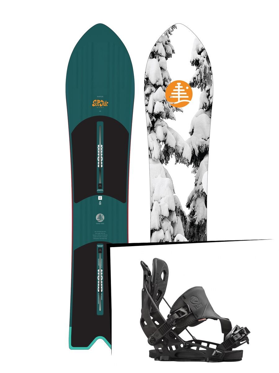 Set: Burton Skipjack Surf 2017 + Flow NX2 Hybrid (1513124S) - Bild 1