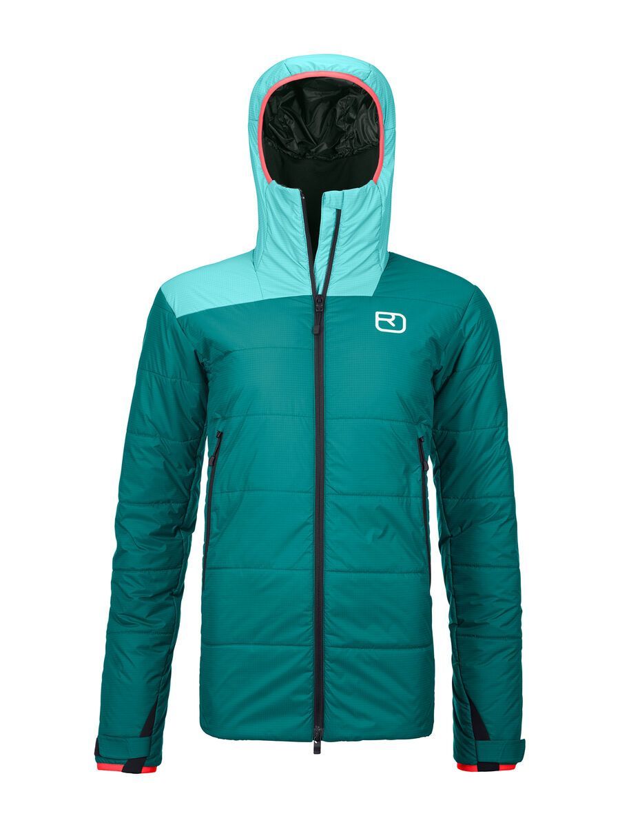 Ortovox Swisswool Zinal Jacket W, pacific green - Bild 1