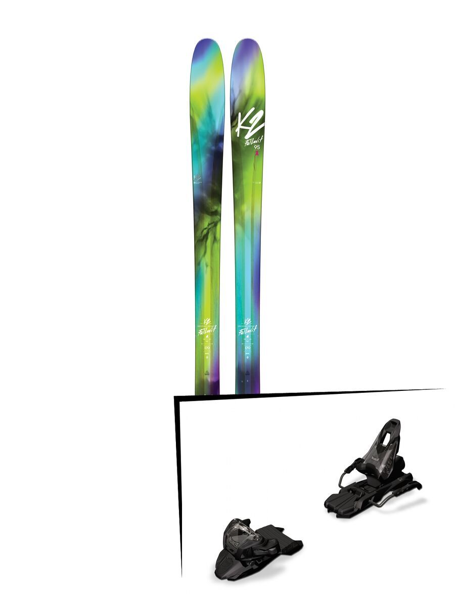 Set: K2 SKI Fulluvit 95 2017 + Marker Free Ten inkl. Screw-Kit (1685471) - Bild 1