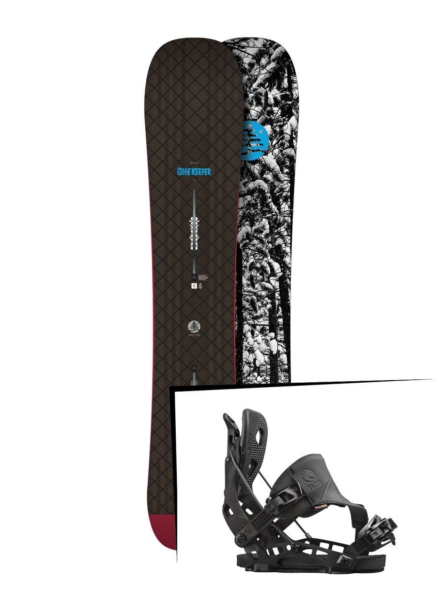 Set: Burton Gate Keeper 2017 + Flow NX2 Hybrid (1513124S) - Bild 1