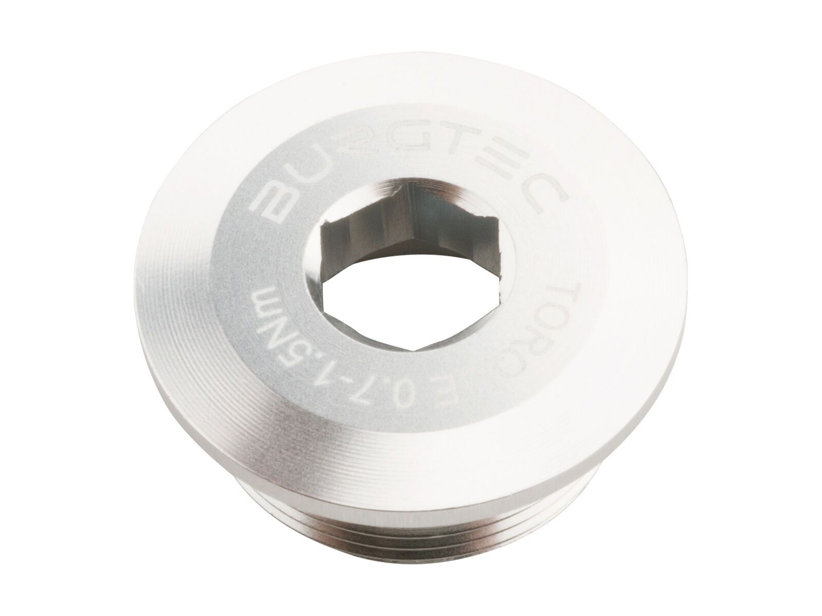 Burgtec Shimano Crank Bolt, rhodium silver - Bild 1