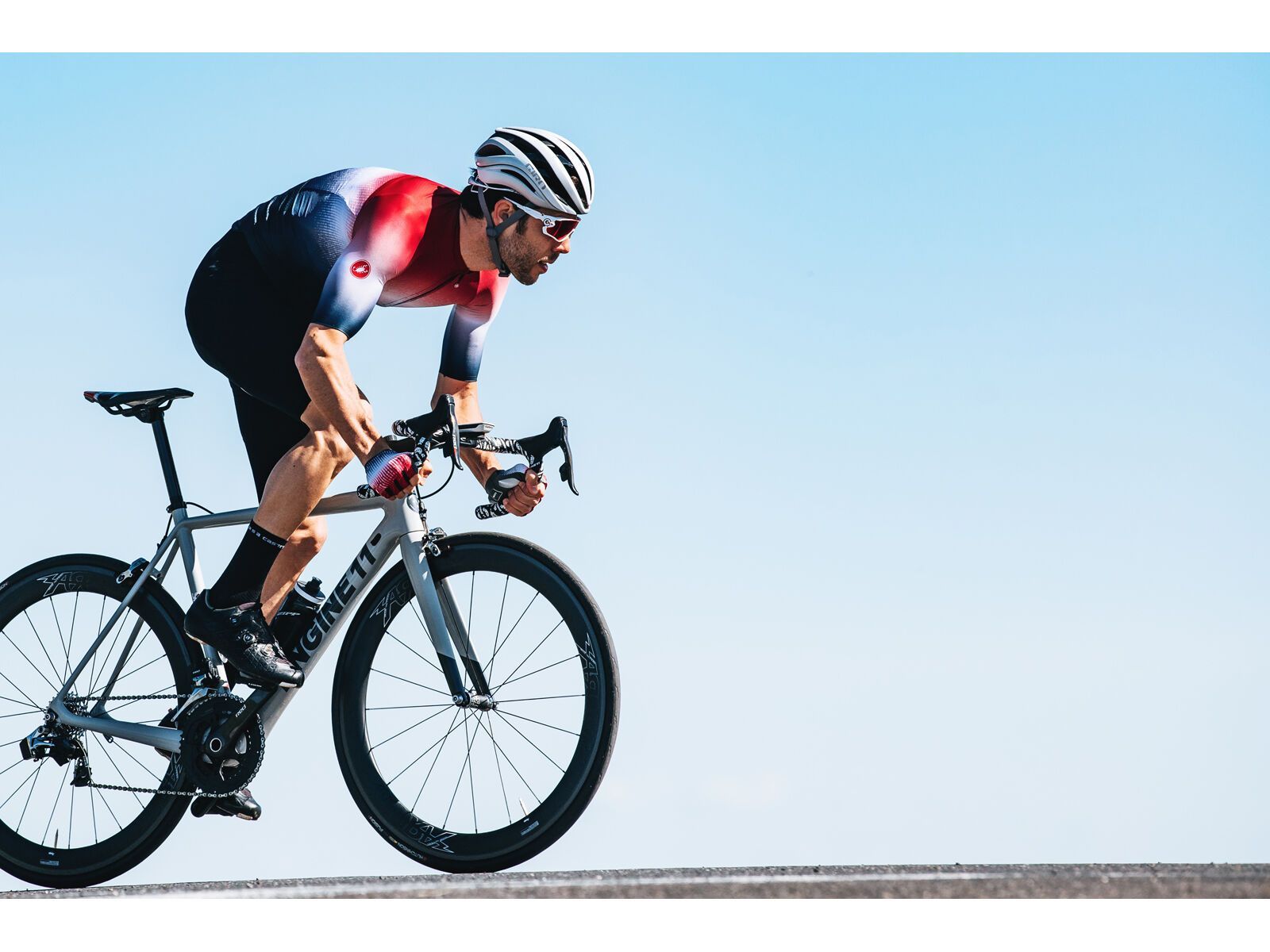 Castelli Aero Race 6.0 Jersey, savile blue/pro red - Bild 10